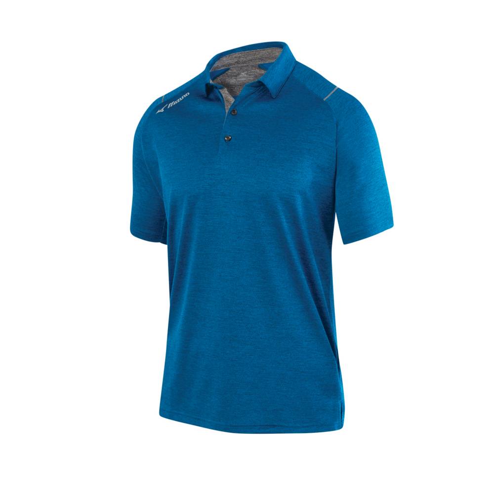 Camisas Polo Mizuno Comp - Homem - Azul Marinho - RSJKN6102